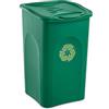 Stefanplast Pattumiera, Verde, cm 37x37x56h