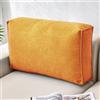 Generic Schienale Divano Cuscino Schienale Letto Cuscino Da Lettura Per Letto Sfoderabile Cuscini Testata Letto Cuscino a Cuneo Comodo Cuscino Lombare Letto,#4-60x45x12cm