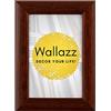 Wallazz Cornice Portafoto in Legno Pregiato - Made in Italy - Vetro Sintetico Infrangibile Crilex - Disponibile in Diverse Varianti - Design Italiano e Qualità Artigianale, 25x35cm Noce