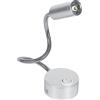 Fafeicy Lampada da Letto a LED, Lampada da Lettura a Collo di Cigno Regolabile con Interruttore OFF/ON, Senza Abbagliamento o Sfarfallio, Installazione a Parete/testiera (Bianco freddo