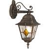 Qazqa antigua - Appliques rustico - 1 luce - H 400 mm - Bronzo - rustico - Illuminazione esterna