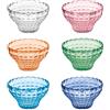 Guzzini -SET 6 CONTENITORI CM.12 TIFFANYColori decori vari