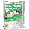 Deterdem Shop Panni Multiuso Stracci Bianchi Cotone - Box 9 kg - 40/50 x 50/60cm - Panni per Vetri, Acciaio, Mani e Superfici di Lavoro - Alta assorbenza e Zero Pelucchi - Linea Classic