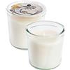 Ikea Jamlik, candele profumate alla crema in barattoli di vetro, vaniglia e latte caldo, 40 ore ciascuna, set da 2
