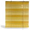 Tex family Tenda a Rullo in Bamboo 60x150 cm - Tapparella in Legno Naturale per Interni ed Esterni - Montaggio Facile - Giallo
