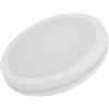 ALCAPOWER Plafoniera Led da parete, plafoniera rotonda bianca, dimmerabile, lampada da soffitto IP65, 24W