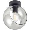 Lindby Plafoniera dimmerabile (Moderno) colore Nero, in Vetro ad es. Soggiorno & Sala da pranzo plafoniera lampada