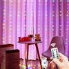 Partenopea® Tenda Luminosa 3x3 Mt con 300 LED: 8 Modalità, Timer Impermeabile IP44, Catena Luminosa LED USB con Telecomando - Perfetta per Natale, Matrimoni, Finestre e Giardino (Luce Multicolor)