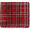PARAMAISON Tovaglia Natalizia Scozzese 24 Posti Rossa, Tovaglia Cotone Quadrata, Natale Decorazioni Casa, Addobbi Natale per Cucina, Ottima Idea Regalo, 140x450 cm