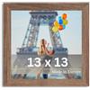 Victor cornice portafoto "Klee" marrone 13x13 cm - legno - design semplice e moderno - decorazione per la casa