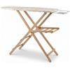 Glac Store Asse da Stiro Made in Italy 118x35 cm - Altezza Regolabile 82/87/93 cm - Piano in Legno - Porta Biancheria 47 cm - Pieghevole con Piedini Antiscivolo - Fantasia Casuale