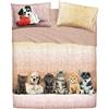 Bassetti Completo Letto Copriletto Matrimoniale 2 PIAZZE Linea Natura 100% Cotone Made in Italy