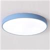 TENVORA Plafoniera Led Soffitto,Plafoniere Da Soffitto Plafoniera moderna soggiorno camera da letto luce corridoio balcone soffitto lampada da soffitto cucina soffitto a soffitto(Blue,SINGLE WARM WHITE_13W 23