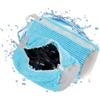 Jokapy 2 pezzi Sacchetti per Scarpe Lavanderia,Sacchetti Lava Scarpe Lavatrice Microfibra Rete Scarpe Lavatrice con Cerniera,Borsa per il Lavaggio delle Scarpe Sacchetto Scarpe Lavatrice (Blu)