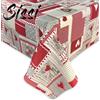 Tex family TOVAGLIA SISSI in cotone APRICA ROSSO in cotone - Cm. 140x180 x6 persone