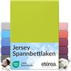 etérea Himmlische Qualität etérea Jersey lenzuolo con angoli 180x200-200x200 cm Verde mela Epaisseur 15-25 cm - 100% Cotone - Oekotex materasso Letto copripiumino - lenzuola 180x200cm - 200x200cm Green