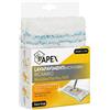 Apex Panno di Ricambio Flat Mop in Microfibra - Lavapavimenti Professionale, Lavabile in Lavatrice, Ideale per Tutti i Pavimenti, 44x15 cm