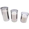 F BRIGHT ILLUMINAZIONE DI DESIGN CANDELA LED, 2 W, ARGENTO