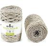 Merceria Pour Toi... Filato NOVA VITA 4 - DMC - Uncinetto Maglia Macramé 250 g - 200 m | Filato in cotone riciclato | (311)
