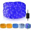 SWANEW LED Tubo Luminoso, 20M 480LED Luci a Corda Esterno Interno, Tubo Luminoso Impermeabile, Luci Stringa da Giardino tetti, LED tubo flessibile per Festa-blu