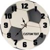 Collienght Orologi da parete personalizzati con nome calcio in acrilico e legno per camera da letto, soggiorno, sala sportiva, casa, decorazione per la festa del papà, regalo per papà, uomini, ragazzi, amanti
