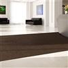 KARAT Zerbino a Hong Kong su misura venduto al metro, altezza 10 mm, robusto tappetino d'ingresso resistente, marrone, 100 x 150 cm