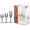 RCR Cristalleria Italiana Rcr Servizio 18 Calice Vetro Opera Arredo Tavola, 1000 ml, Trasparente