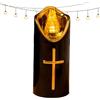 Générique senza fiamma - di decorazione domestica per feste e tombe, elettriche vacillanti | per Chiesa Comodino Soggiorno Giardino Prato Portico Patio