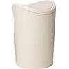 TATAY Cestino Bagno 6L con Coperchio Basculante | Design Compatto e Moderno | Plastica Resistente e Facile da Pulire | Prodotto in Spagna con Capacità 6L | 19 x 19 x 28 cm - Modello Standard - Ecohome