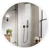 BD ART Specchio da Bagno LED LUNA 70 cm Rotondo, Specchio da Parete per Bagno con Illuminazione, Luce di Colore neutro 4200K, IP44