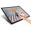 HUOLE Tavoletta Luminosa, Light Box LED Light Pad di Disegno, Tavola Luminosa Led, con Luminosità Regolabile, per Animazione, Schizzi, Progettazione, Disegno, 35,5 * 23,5 * 0,4 cm (A4 con scala)
