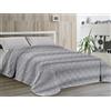 Dorian Home Trapunta Estiva Letto Singolo 100% Puro Cotone Certificato Sambuco Nocciola