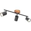 Qazqa jeana - Faretto Industriale - 3 luce - L 55 cm - Marrone - Industriale - Soggiorno I Camera da letto I Sala da Pranzo I Cucina