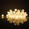 Luccika Home Catena Luminosa LED, Sfere Decorative 2 cm, 10 Metri, 8 Giochi di Luce, Telecomando, Timer, IP44 Interno/Esterno (Bianco Caldo)
