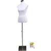 Loywe, manichino con busto da donna, taglia 36/38, colore bianco, LW6020