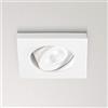 Gea Led Faretto Incasso Alluminio Gea Led Elara Gfa890 Spot Quadrato Orientabile, 3000°K (luce calda)