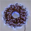 BAYNOS Catena di Luci Esterno/Interno 9M 100 LED, Stringa per Albero di Natale con cavo verde, decorazioni luminose impermeabile IP44, luminarie con 8 Modalità per Decorazioni Giardino (Blu)