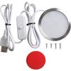 perfk Portalampada Con Interruttore, Potenza 5 V 3 W, L'illuminazione Da Incasso a LED, Kit Di Illuminazione Creativa a LED Crea La Tua Lampada Di Illuminazione Notturna Fai-Da-Te