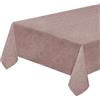 emmevi Tovaglia Tavolo Cucina Antimacchia Bordata Plastificata Copritavolo 120x160 Cm Rosso Pastello
