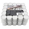 Hofer Premium Tealight Candele Bianche Non profumate - 100 Pezzi - Tea Light Candeline Cera Antigoccia - Durata di combustione 8 Ore - 2 x Set di 50 Lumini