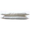 Vico Casa® PIUMETTA SOFT 2 Cuscini Letto in piuma d'oca 50x80cm - Set da 2 Guanciali per letto con tessuto 100% cotone e imbottitura in piumino e piumetta d'oca