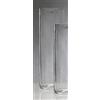 Sandra Rich, vaso di vetro cilindrico trasparente, collezione Cyli, tagliato a caldo, con diametro di 15 cm, Vetro, clear, 50 cm