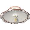 VANNI LAMPADARI- Plafoniera Soffitto Edera, Lampadario Soggiorno in Ceramica, Plafoniera Bagno Decorata a Mano, Lampadario Camera da Letto Artigianale, Plafoniera Parete, 30 cm