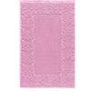 SpazioTessile Tappeto Bagno Scendi Doccia Spugna cm 40x60 o 60x90 o 60x120 o Set 3 pezzi Classic (Rosa, 60x120)