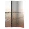 murando - Paravento Decorativo Monofacciale Mare 135x172 cm 3 Pannelli Divisori - Stampa su un Lato su Tela in TNT - Separe Divisorio per la Casa Simpatici Legno - Onde c-B-0080-z-b