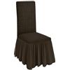 SalGiu Vestisedia Volant Gonna Con Schienale (2 pezzi) Elasticizzato Eleganti Universale (2 Marrone)