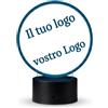 Optechvisual Lampada a LED con sagoma personalizzata con il proprio logo - Lampada da tavolo personalizzata come regalo aziendale o decorazione con luce a scelta