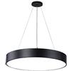 Paulapang Lampadario moderno Lampada a sospensione moderna a LED, lampadario con paralume in metallo, lampada a sospensione a forma di anello cavo decorativo per interni nordici per isola cucina, sala da