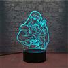 KJsdaADSA 3D Illusion Lamp Led Night Light Illumi Zoldyck Killua Brother Anime Beauty Boy Cartoon Bambini Regalo di festa Fans Party Decora i tuoi regali