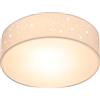 Monzana Lampada da Soffitto Plafoniera Tessuto Ø 30cm Rotonda Luce Soffusa 40 Watt Salotto Camera